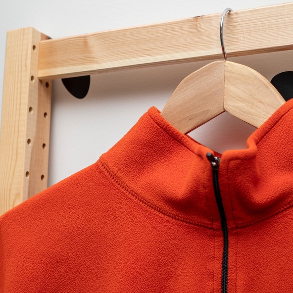 L.L. Bean Quarter Zip Fleece Long Sleeve Pullover Sweater - Picture 3 of 9